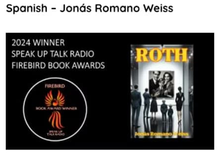 Muestra del premio Firebird Book Award