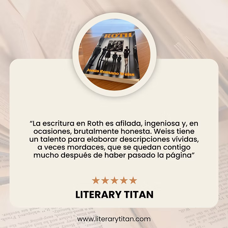Cobertura de Literary Titan: Review of ROTH